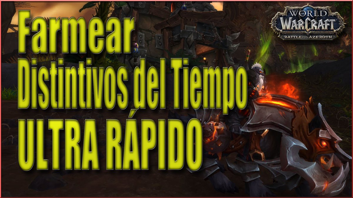 PeperoniSH's tweet image. #Warcraft Descubre cómo Farmear Distintivos del Tiempo Ultra Rápido y ve ahorrando para lo nuevo que llegará con el 8.1.5 de  #BattleForAzeroth 👍

🔸2 Monturas
🔹2 Juguetes
🔸Subir Reliquias al 120
🔹Equipo
🔸Chapas de Reputación

▶️ youtu.be/o9pf5TzU4hk