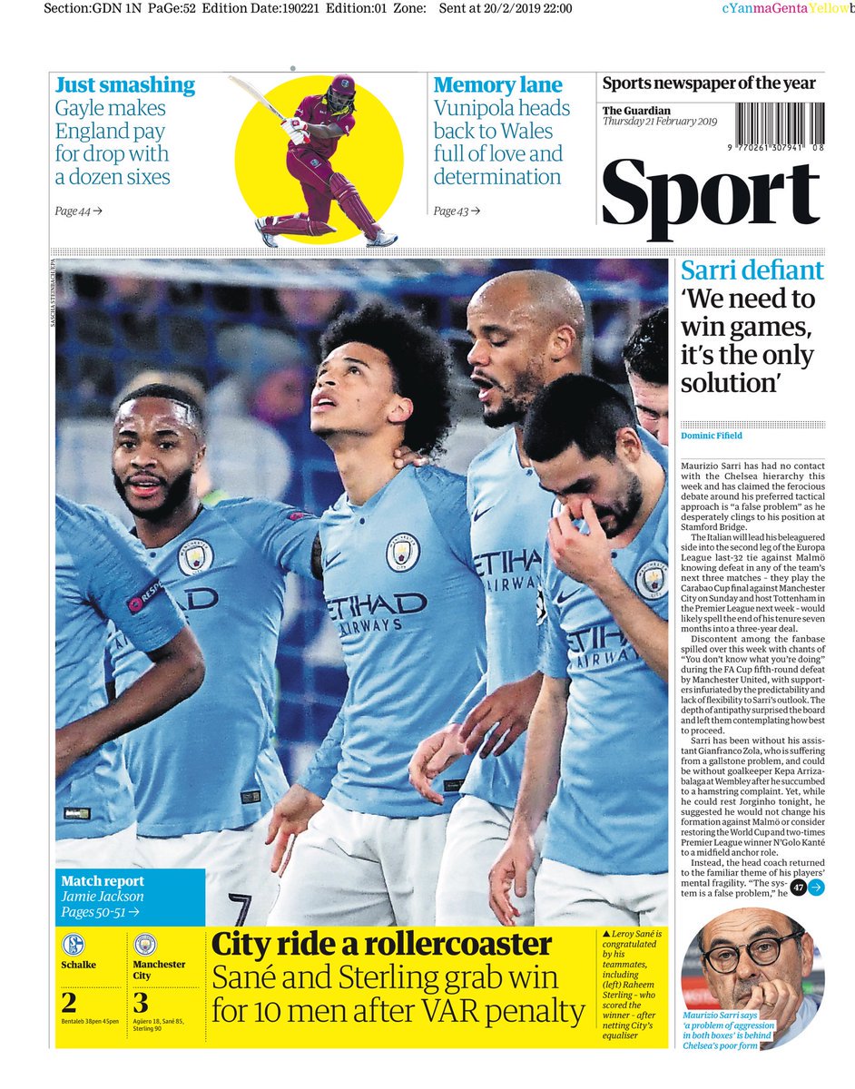 Le prime pagine #TheGuardian #TheSun