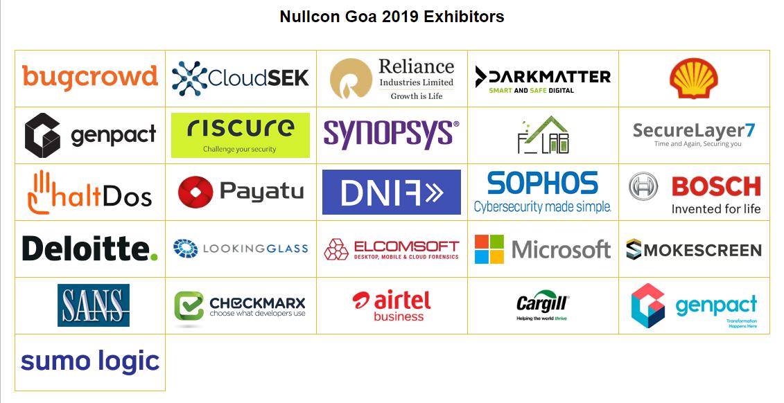 haltdos's tweet photo. We are looking forward to meeting you at #Booth15 @reachnidhi @sahirh @SecureLayer7 @elcomsoft @sansinstitute @SumoLogic @Bugcrowd @GuardedbyGenius @checkmarx @smokescreentech @nullcon #NULLCON #SecurityConference @Sophos @boschindia @dnifHQ @shell @Genpact @payatulabs @Deloitte https://t.co/hBDNyKJFpk