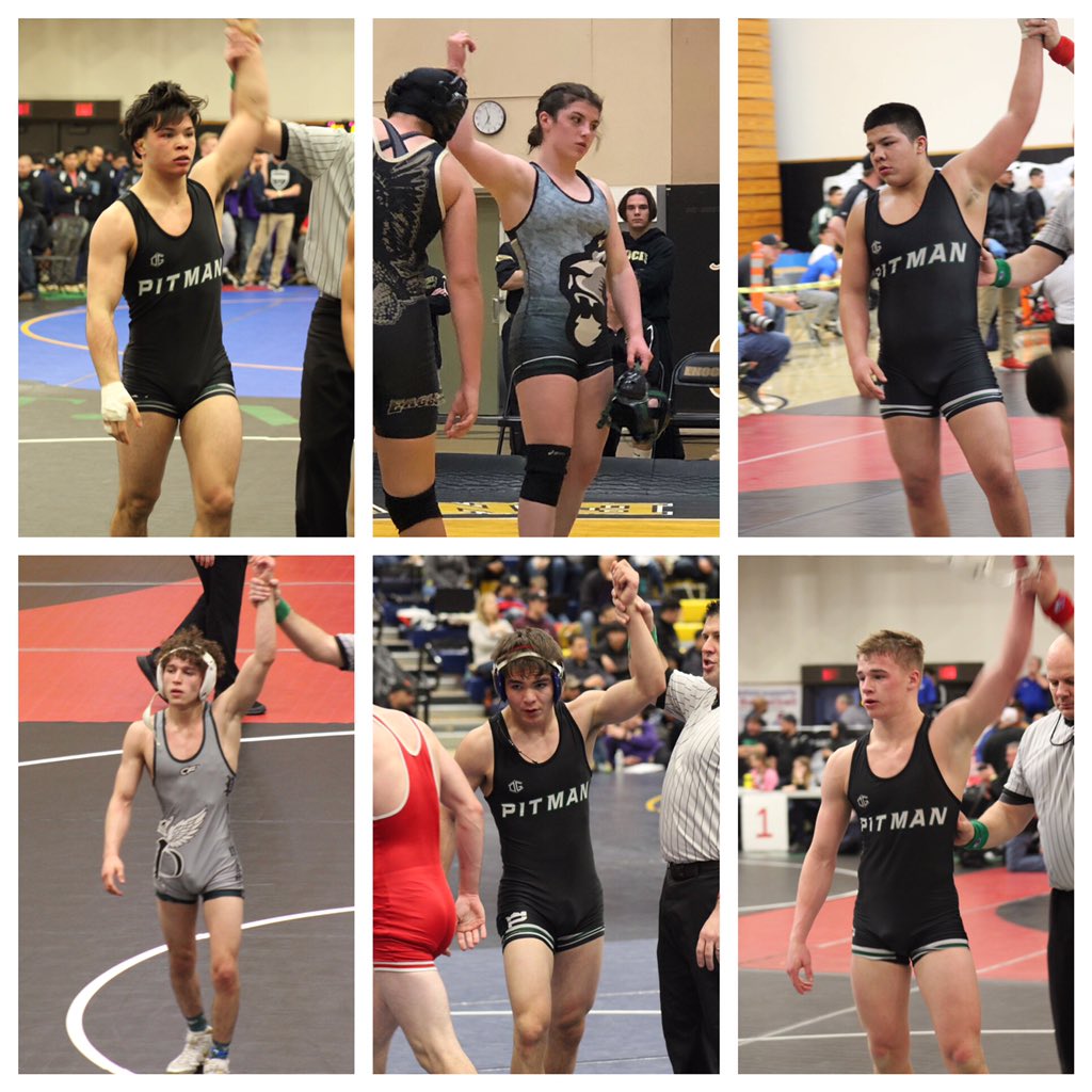 pitwrestling's tweet image. Tomorrow these 6 Pitman wrestlers have a chance to write a part of the schools history... Goodluck and grind #pridestrong