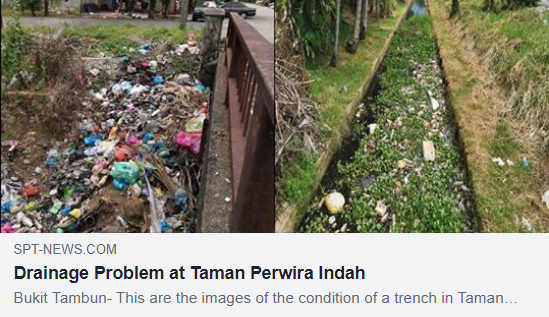 SPTnewspg's tweet photo. Bukit Tambun- Drainage Problem at Taman Perwira Indah, Simpang Empat
Read more at https://t.co/ZEG9dyLNAd
#togetherasacommunity
#keepourenviromentclean https://t.co/1HR8HqbSiG