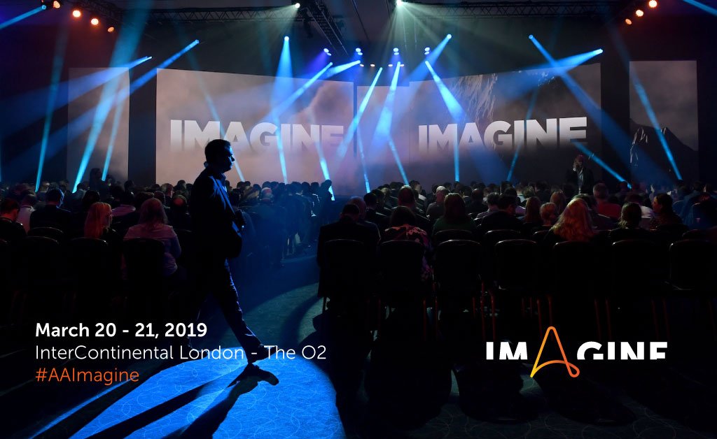 Imagine: Learning how #RPA impacts Your industry. Do it at our next Imagine show in London, March 20-21. Register for 2019: bit.ly/2TpQ7w4
