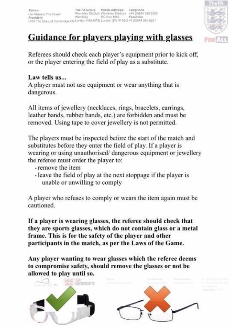 cdjfl_'s tweet photo. Please take a moment to read this issued by The FA following a saddening, young player injury resulting in the loss of sight in one eye. https://t.co/vr2H4Tij8S