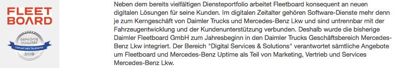 TelematikMarkt's tweet photo. Marktposition gestärkt: #TOPLIST-Anbieter @Fleetboard übernimmt "habbl". Integration in Mercedes-Benz #Lkw, Akquisition der #Logistik Anwendung habbl sowie Know-how #Telematik #telematics #Transport #Logistik https://t.co/qDgOBaQ33M https://t.co/cGQ4SdH2ho