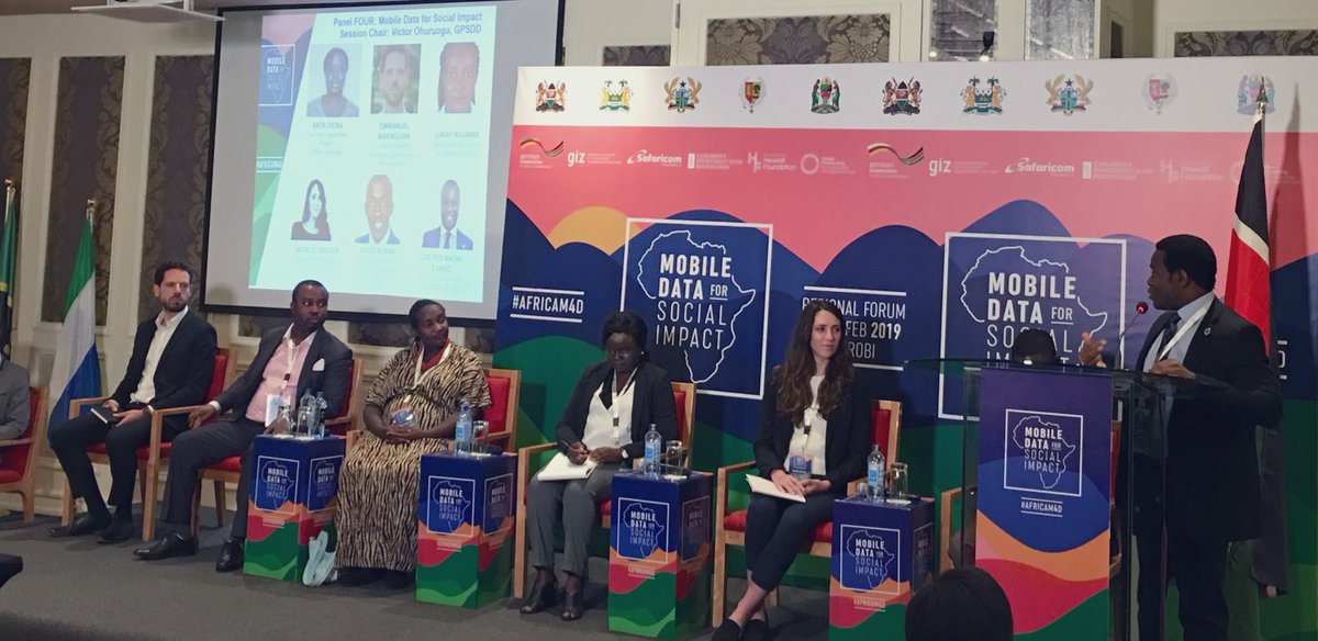 Data4SDGs's tweet image. What do we consider as the biggest opportunity with mobile data? what incentives are there 4 mobile operators to share their data? what would be the biggest challenge to overcome? Day2 of #AfricaM4D begins with questions from the @flowminder team moderated by @vickypax