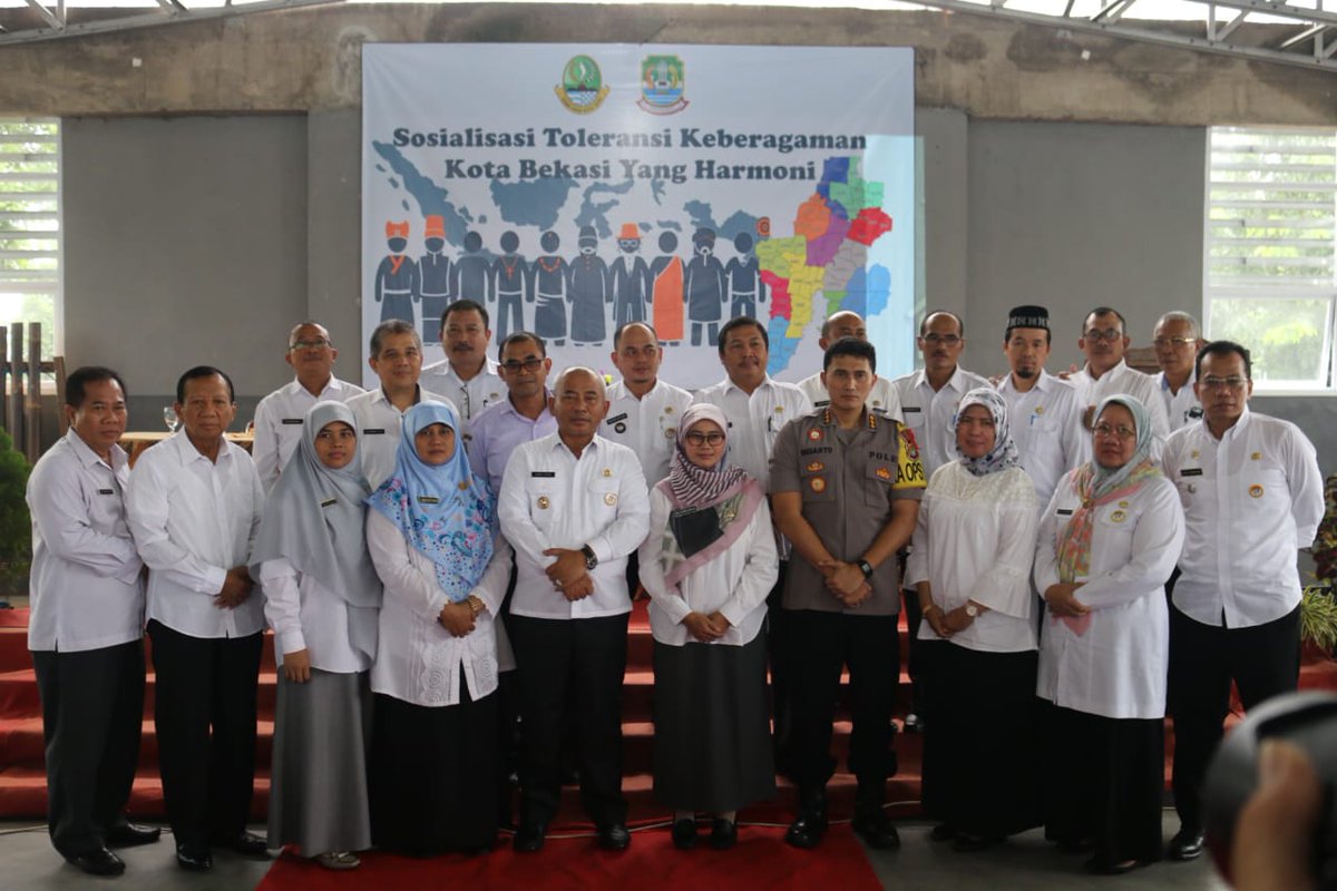 Rahmat_Effendi_'s tweet photo. Menghadiri acara sosialisasi toleransi keberagama Kota Bekasi yang harmonis (20/2} https://t.co/yMniOaymfz