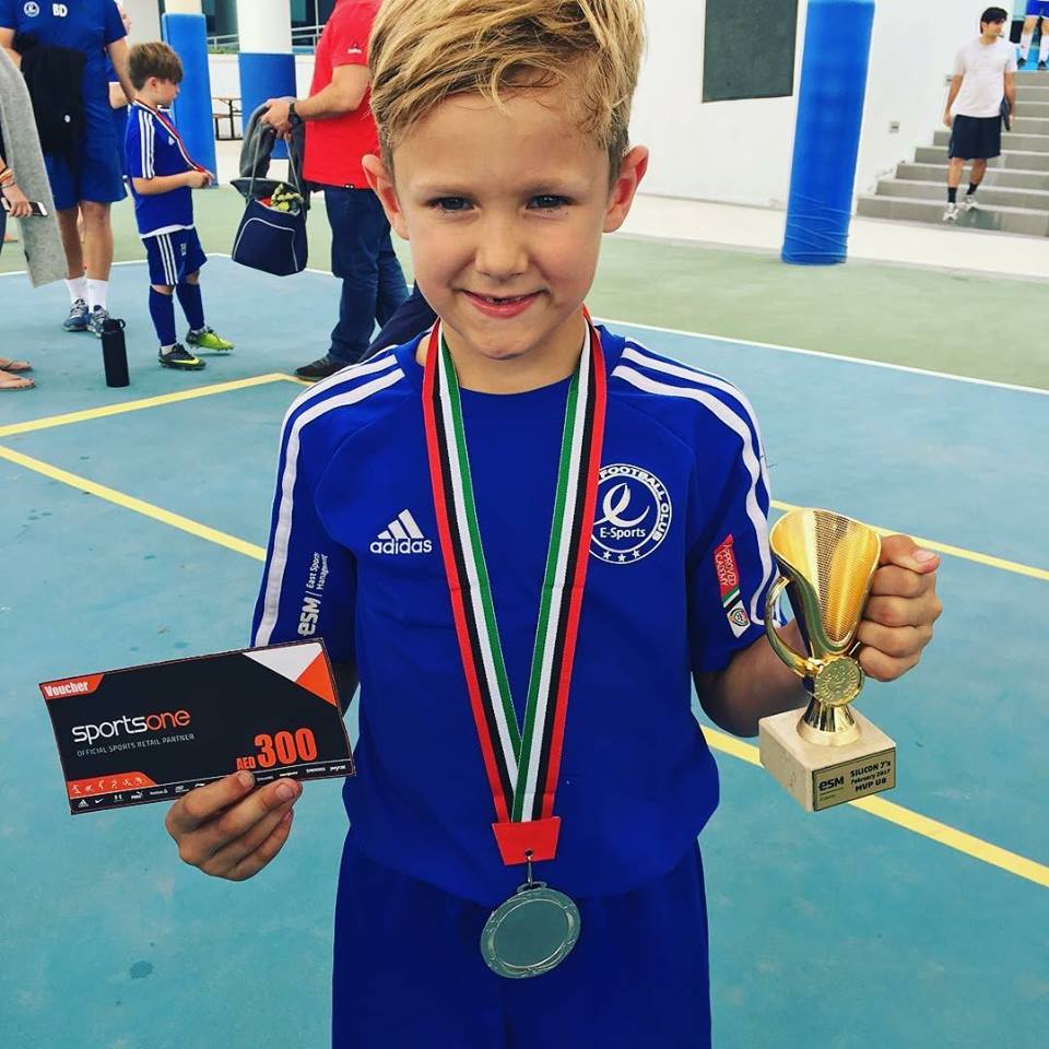 ESMFootballUAE's tweet photo. #Throwback to when player Henry G. from our Academy program won the 'Player of The Tournament' title at the Silicon 7s Tournament for his outstanding performances. 👌 
Likewise, we are looking forward for many more of our young aspiring players to shine in the football world. ⚽ https://t.co/CJOp0hQzqF