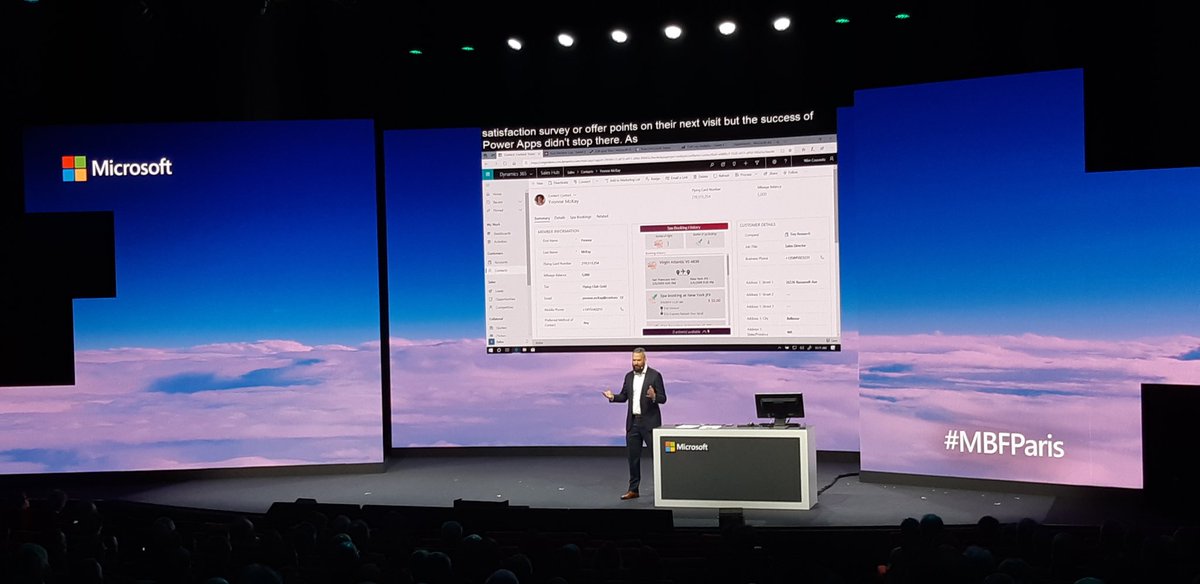 m_dab's tweet photo. "When there's not an app for that..." ou comment Virgin Atlantic a développé une application sur mesure avec PowerApp pour aider son personnel naviguant à personnaliser l'accompagnement et l'accueil des clients #MBFParis https://t.co/MG9ofBno7I