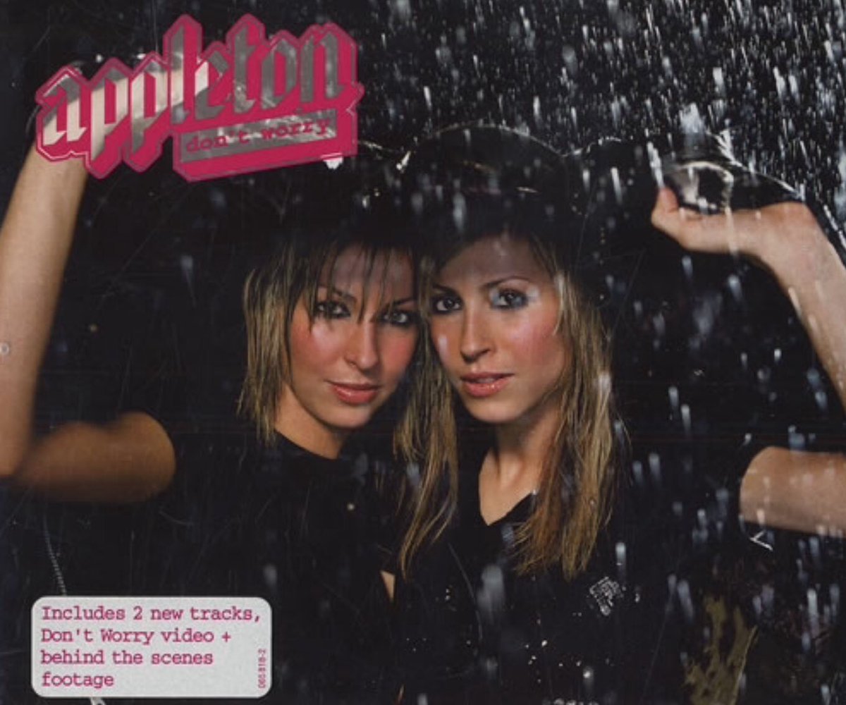 Poplifer73's tweet photo. At Number 5 in the U.K. charts this week in 2003 and on Top Of The Pops!
Appleton “Don’t Worry”
https://t.co/OYuzz8NM0p
@NatAllSaints @Nicole_Appleton @TOTPofficial @AllSaintsOffic
#NatalieAppleton #NicoleAppleton #Appleton #AllSaints #TOTP2003 https://t.co/Nty9tmi8bb