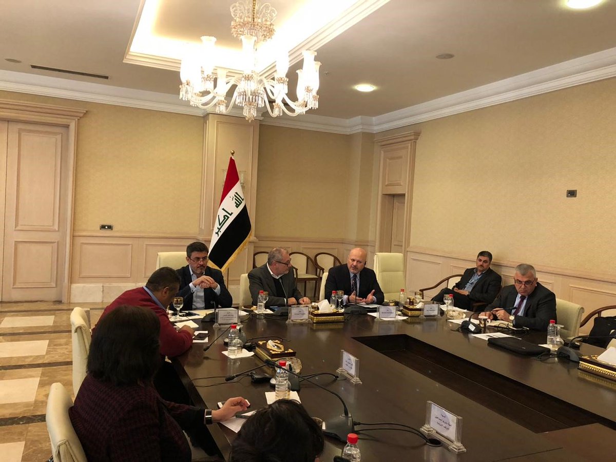 UNIraq's tweet image. At the @UNESCOIraq Experts Meeting on the #Yazidi Memorial of Remembrance, the Special Adviser and Head of #UNITAD, Karim A. A. Khan, expressed his support for the memorial, recognizing the right of victims to the truth &amp;amp; meaningful accountability
#Iraq