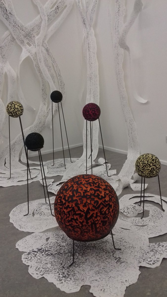 BrianTheScriber's tweet image. Wondrous eve @SalfordMuseum last night in the company of @Emmalloydart &amp;amp; @Art_Across A fab little art sojourn/talk around Emma&apos;s exhibition #beyondthelinear Beautifully worded insight &amp;amp; show...Bravo! Go! #art #text #exhibition #Salford