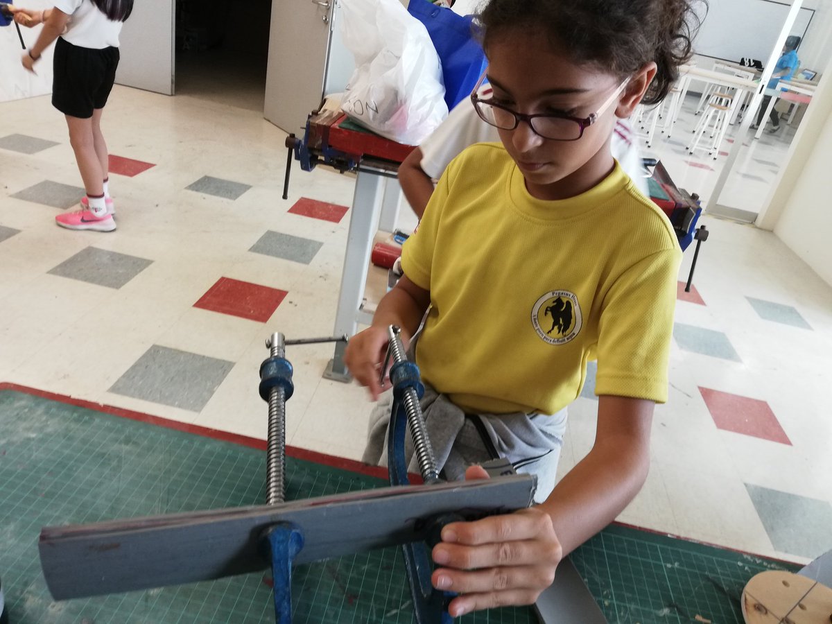 #his_learning #WindTurbineCCA  First batch of turbine blades stacked and clamped for drilling. Quick work!