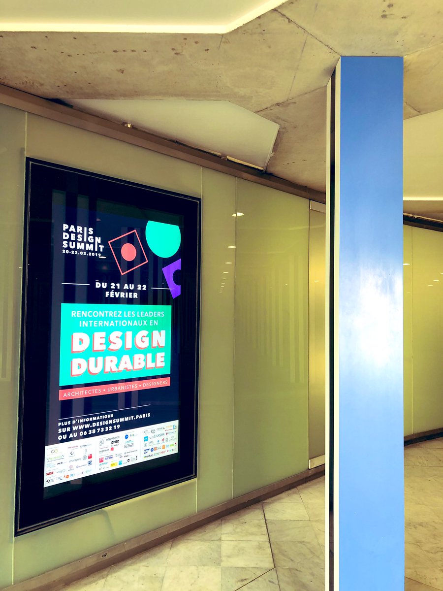 Nad_Alves's tweet photo. @TheDesignSummit c’est parti ! 

En route pour la journée dédiée au #designdurable dans le cadre du partenariat avec @ecvfrance 

#ParisDesignSummit #sdp2019 #SommetDuDesignParis #smdd2030 #changerlemonde ♻️ https://t.co/kGeUkxSWRC