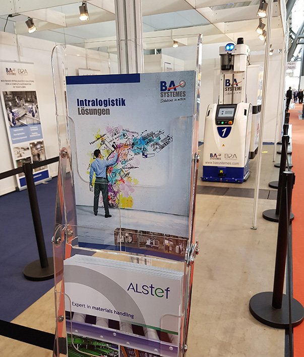 Guten tag Stuttgart! Last day to visit @@@BASystemes /B2A Technology @LogiMAT_Messe in hall 7, booth G25 and discover our #intralogistics solutions #AGV #automatedstorage #orderpicking