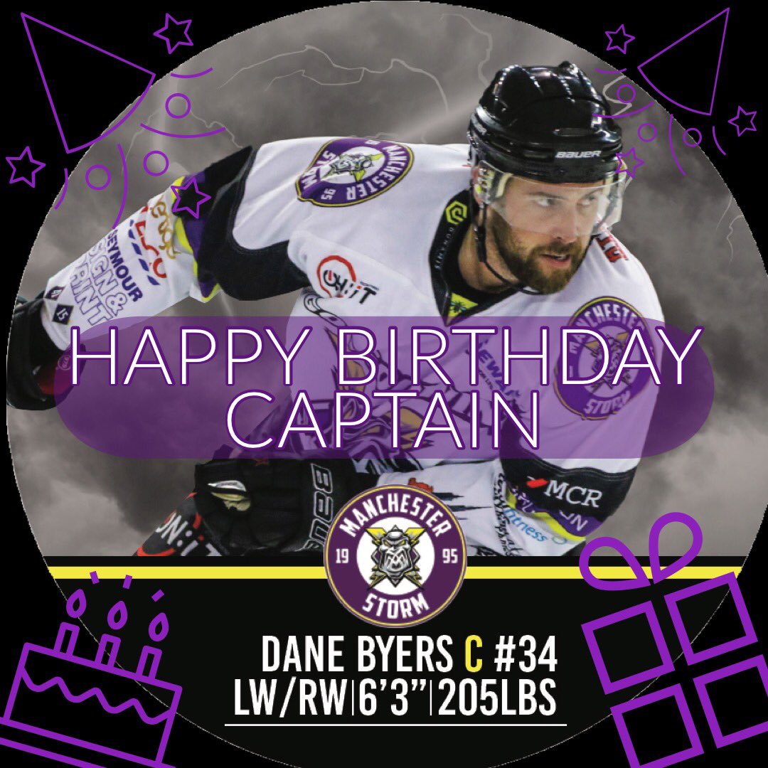 McrStorm_OSC's tweet photo. HAPPY BIRTHDAY 
🥳 🎂 🥳 🎂 🥳 🎂 🥳 🎂

To our @Mcr_Storm 
Captain #34 @byzee34 &amp; to our leading points scorer 
#21 @MikeHammy10 

Have a fantastic day &amp; try not to fight over the cake!!
#BirthdayBoys #DoubleTrouble https://t.co/DWwYWOlXv2