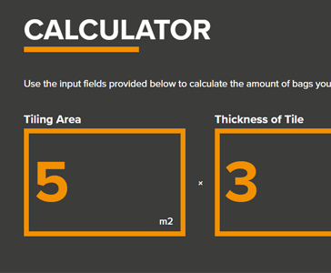 pythonadhesives's tweet image. Our website is especially designed to make your life a bit easier. With our product calculator you can find out how many bags you need based on tiling area and tile thickness. Simple! Check it out at: pythonadhesives.co.uk