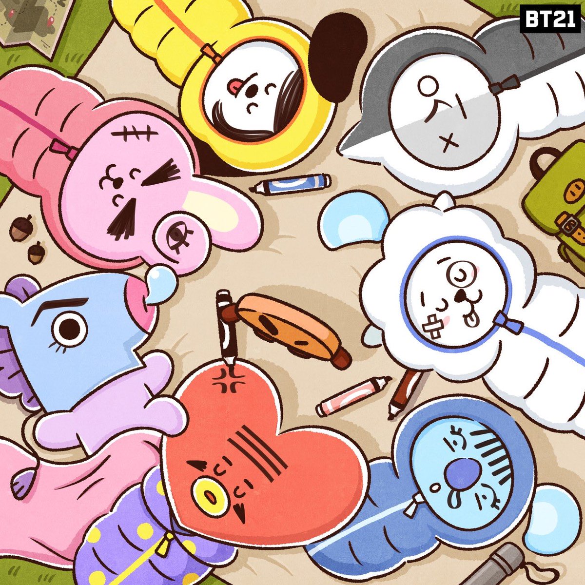 Dali Van Shoo-casso's latest art work ?
#Art #Not #Pranking #Camping #SHOOKY #BT21 