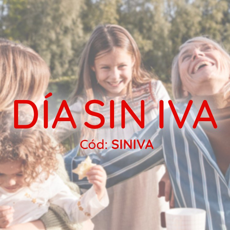 🎉 Llévatelo TODO en nuestro día SIN IVA 🎉
► bit.ly/2IrNMum