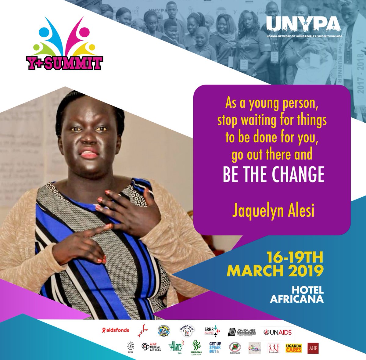#TBT Our Throw Back Thursday🤓🤓

Today we remember our former Executive Director Jacquelyn Alesi whom we are proud of. True,she invested her energy and time building a force that is fighting stigma and discrimination among young people living with HIV in Uganda #YplusSummit
