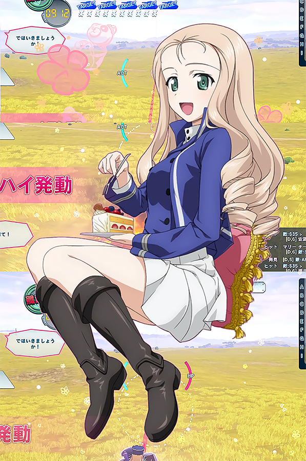 ガールズ＆パンツァー ガルパン 直筆 サイン マリー ガールズ＆パンツァー ガルパン 直筆 サイン マリー ガールズ