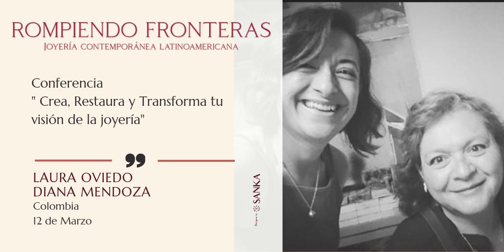 ROMPIENDO FRONTERAS,
 Conferencias -link de inscripción goo.gl/forms/8RXsluMb… 
#casakanú #luciaortizmonsalve #joyasrbello #paolaperez_arteportable #GaleriaDeArtePortable #RompiendoFronteras #pasionporeldiseño #joyeriaportable
#arteportable #joyeriadeautor #joyeríacontemporanea