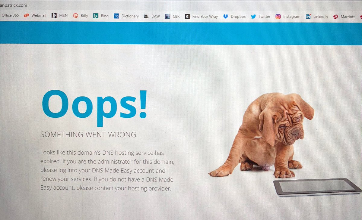 seanmwray's tweet image. ⁦@dpshow⁩ 
Having issues this morning.