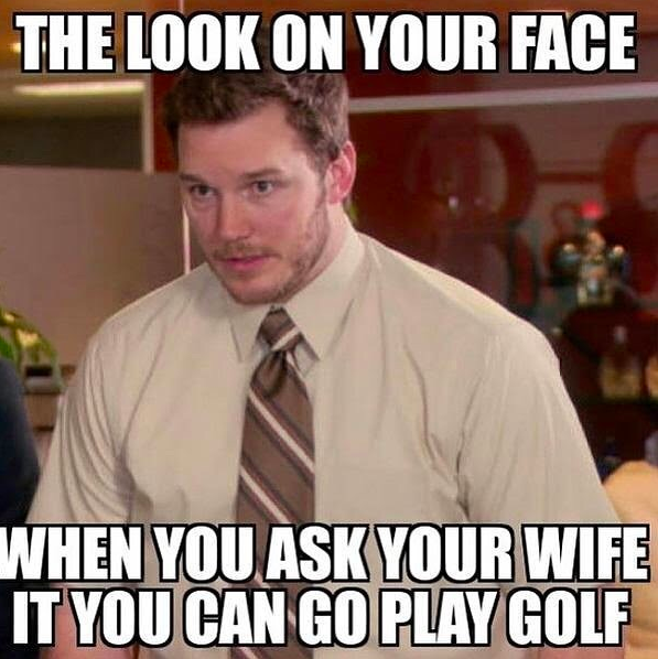 PlayYourCourse's tweet image. Tag her to convince her! #golflove