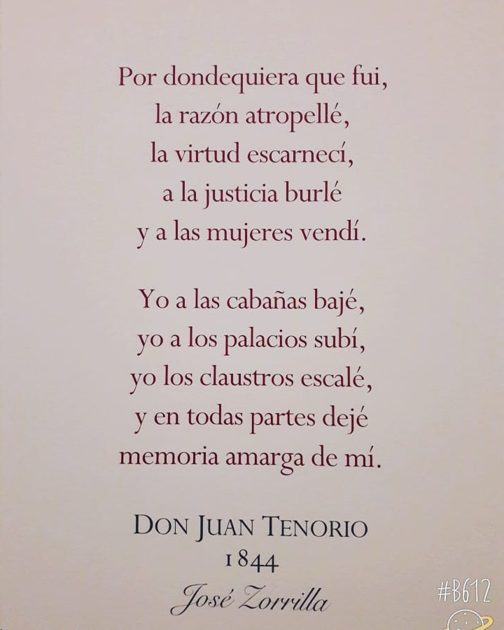 casaconchas's tweet photo. De la seducción al erotismo, del "donjuanismo" a la sensualidad, del juego al delirio, de la inmediatez a la premeditación, del instinto a la calma, de la conciencia al laberinto interior. Zorrilla y Anaïs Nin nacieron #UnDiaComoHoy ¿Tan lejos o tan cerca, destino o casualidad? https://t.co/96pilwcWmt