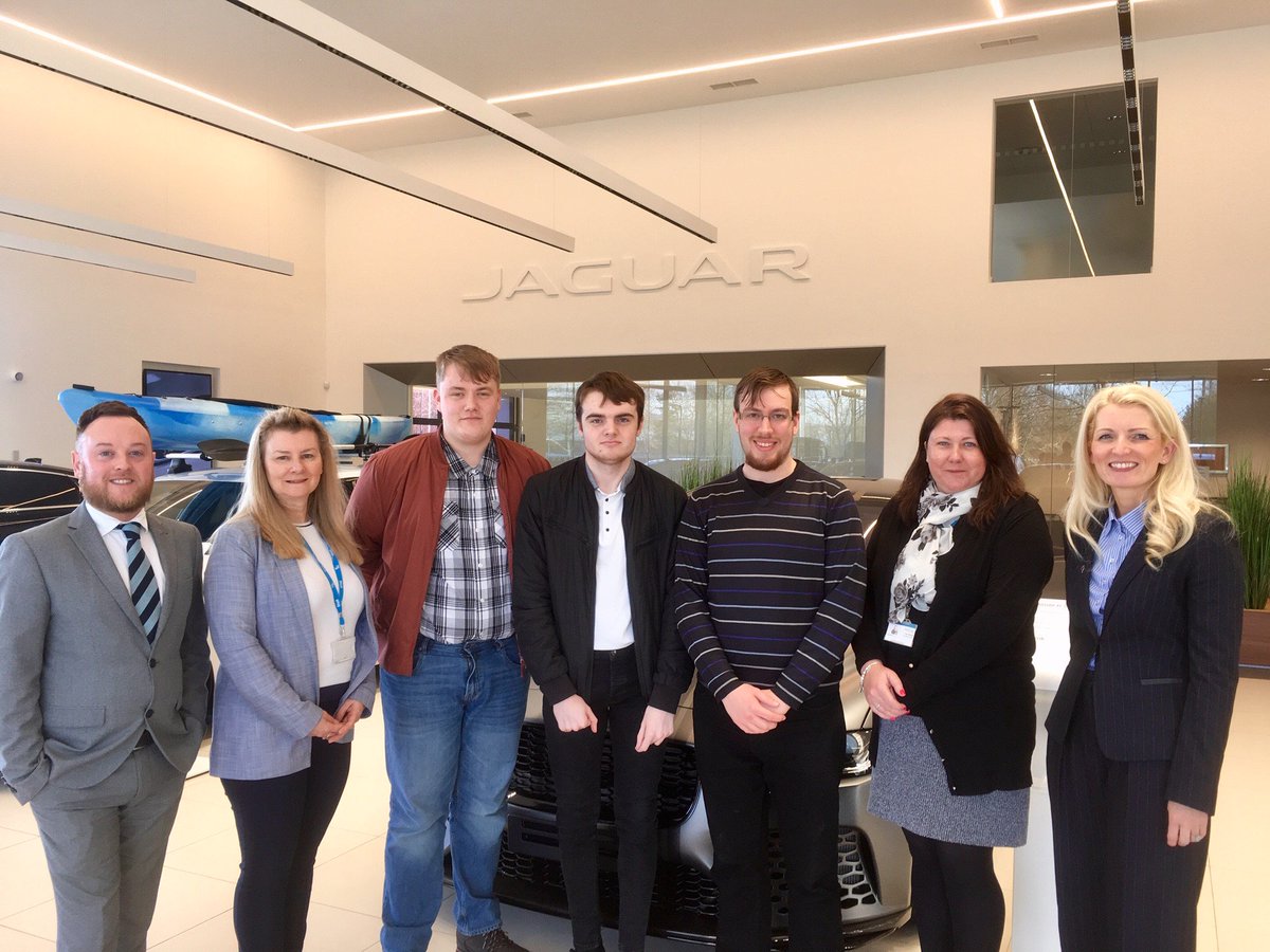 It's always great to visit our students on their industry placements! We went to visit three of our students on motor technician placements at @jardinemotorsuk to see how they're getting on! #industryplacement #training