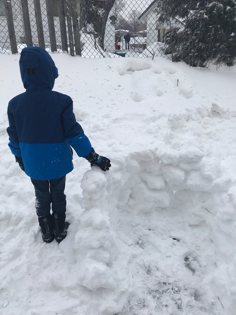 Snow Forts!!! ⁦<a href="/McHughEduCentre/">M.F. McHugh Education Centre</a>⁩