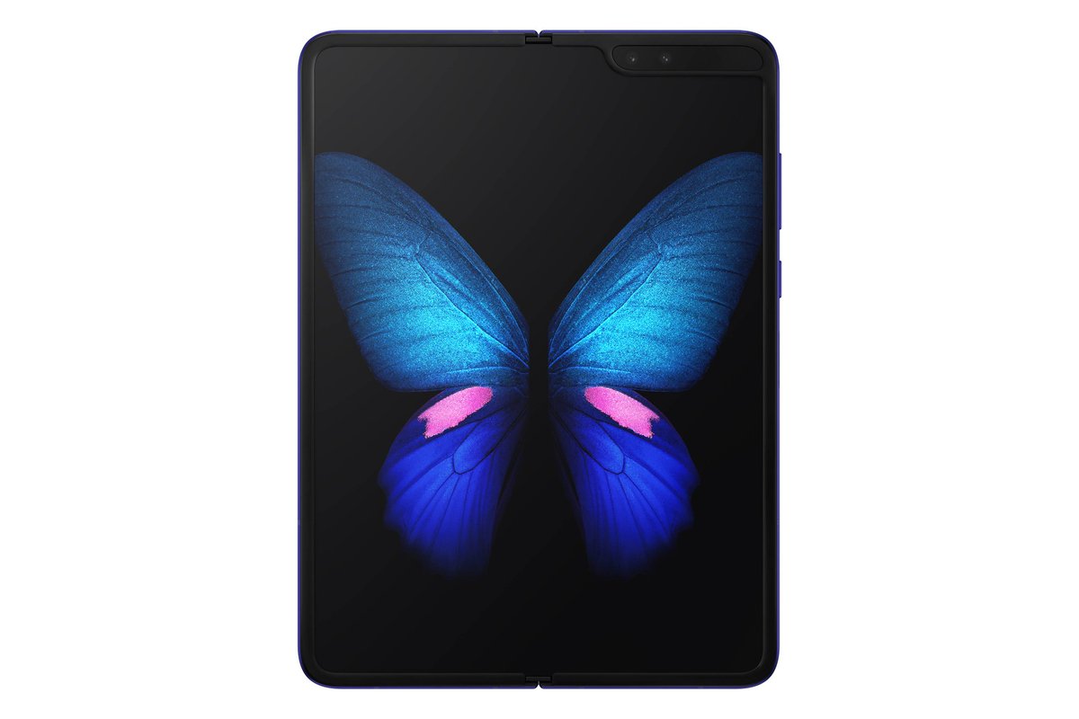 TonicTechCo's tweet photo. Samsung unveiled the highly anticipated Galaxy Fold, a new foldable device creating a new mobile category. Galaxy Fold features the world’s first 7.3-inch Infinity Flex Display, which folds into a compact device with a cover display.

#SamsungFold #SamsungEvent #SamsungUnpacked https://t.co/O0mZnssoW8