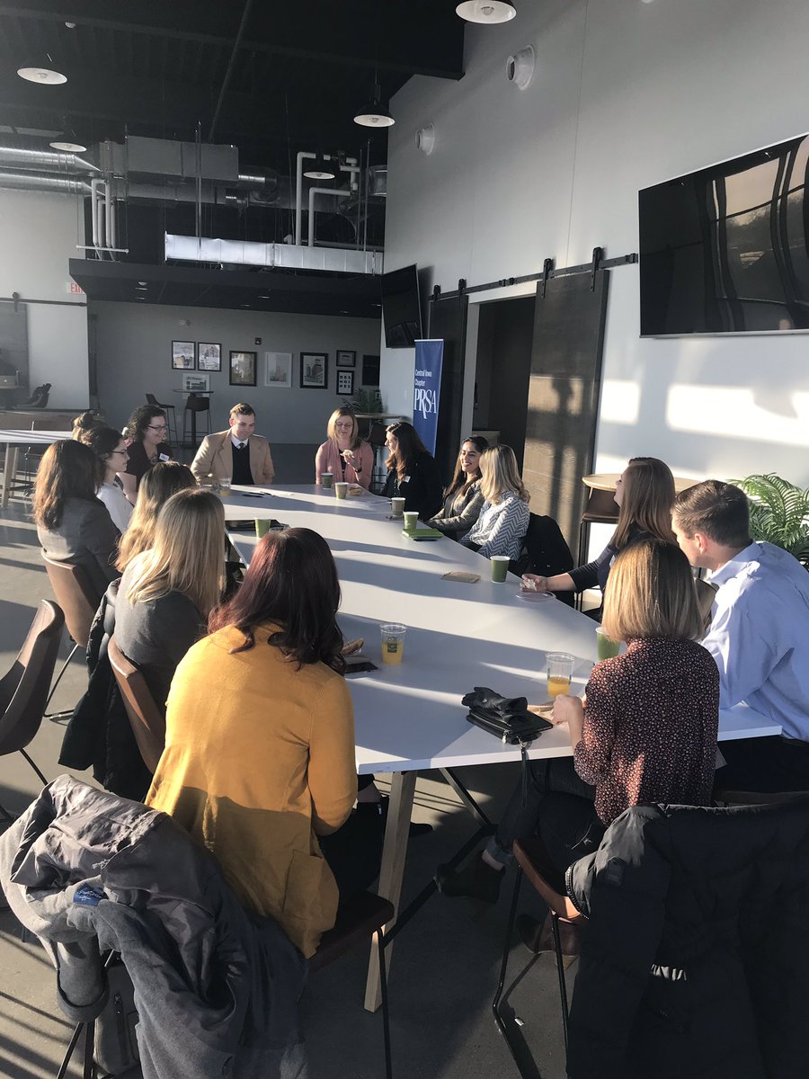 kdevorestanley's tweet image. Great morning with @PRSACIowa at our new member networking event #PR