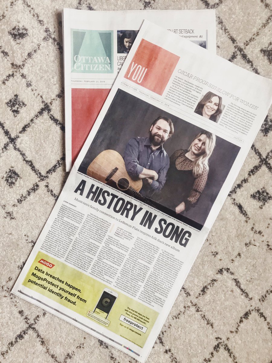 silentwinterss's tweet photo. A major thank you to Lynn Saxberg at the @ottawacitizen for taking a chance on our story and for writing a beautiful piece on our album ‘The Duke Hotel’ in today’s paper. Article is also available online.
‘The Duke Hotel’ drops tomorrow! #thefinalcountdown https://t.co/VbytzfOWAq