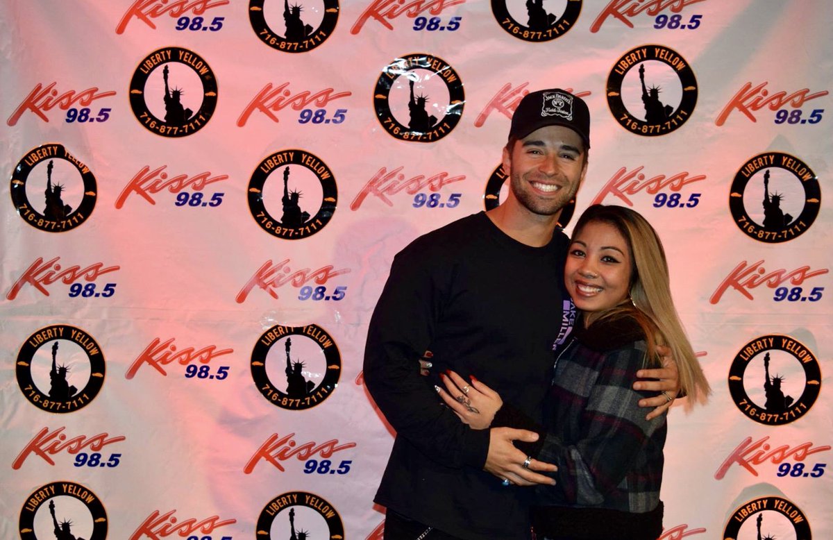 Racquellyx3's tweet photo. 8 years supporting you, a lifetime to go 💍💕 @jakemiller @KISS985BUFFALO #KissLiveLounge https://t.co/ubv3nNdJWQ