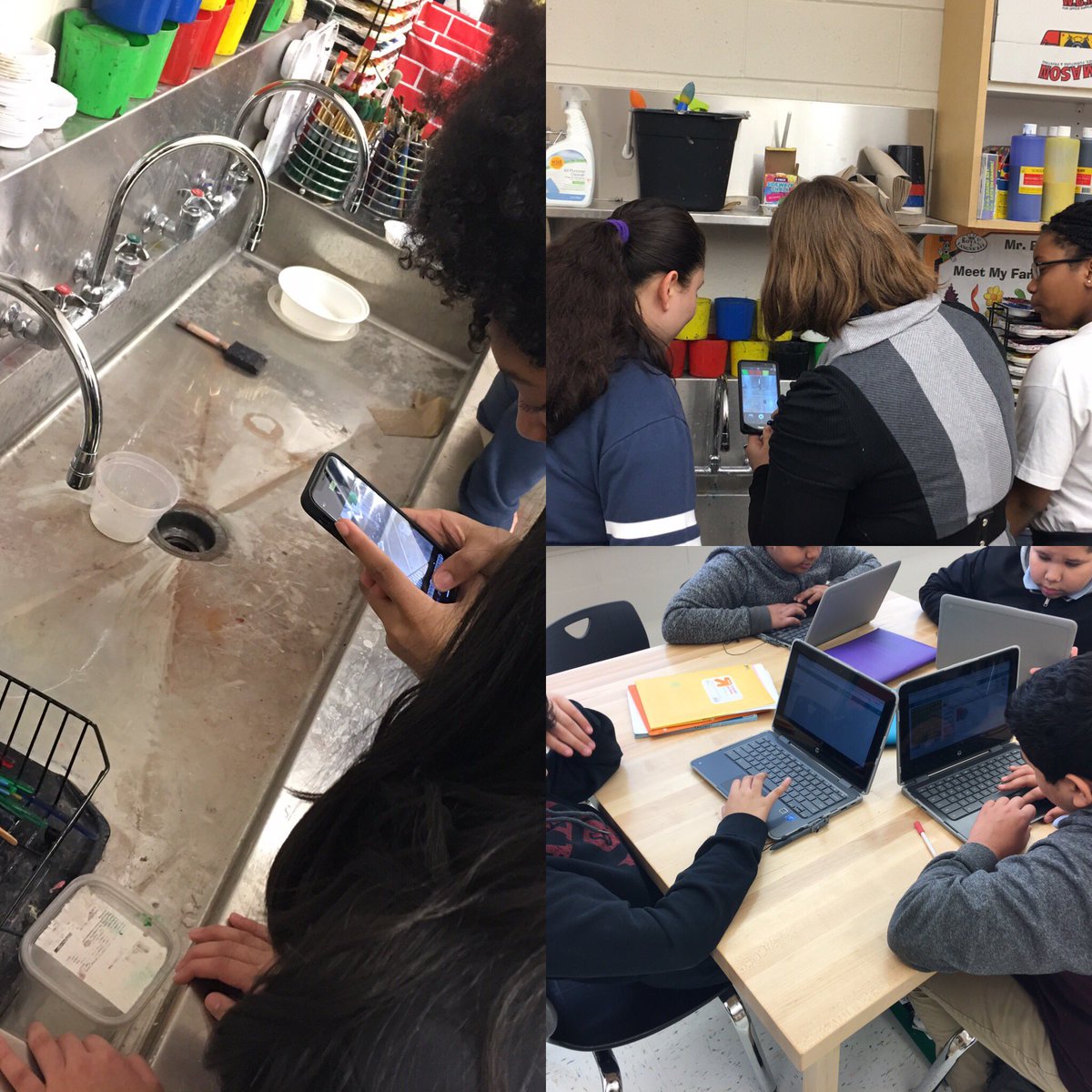 PaulRobesonNBPS's tweet image. Exploring the power of shutter speed as students engage in an Arts Encore Class - Cell Phone Photography at #PRCSArts #MiddleGrades