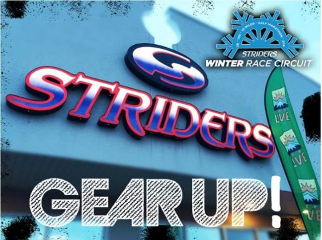 GetOutAndLiveUT's tweet image. On Site Registration available tonight at Striders Layton during packet pick up for the Striders Winter Race Circuit 5K. 
4:00-7:00 pm | 20% off in store purchases and giveaways! ift.tt/2BI0ULe