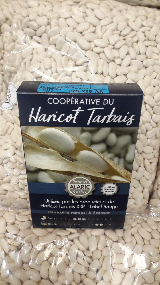 semaeSudOuest's tweet photo. Pour vos #garbures, #cassoulets ou autres #salades, il faut des bonnes #productions de #haricotTarbais. Et pour des bonnes productions, il faut des bonnes #semencescertifiees !
@ehignette
@FILEG_Occitanie
@vogrincic_c
#labelrouge
#IGP
#SOC https://t.co/1DBiLkOdAD