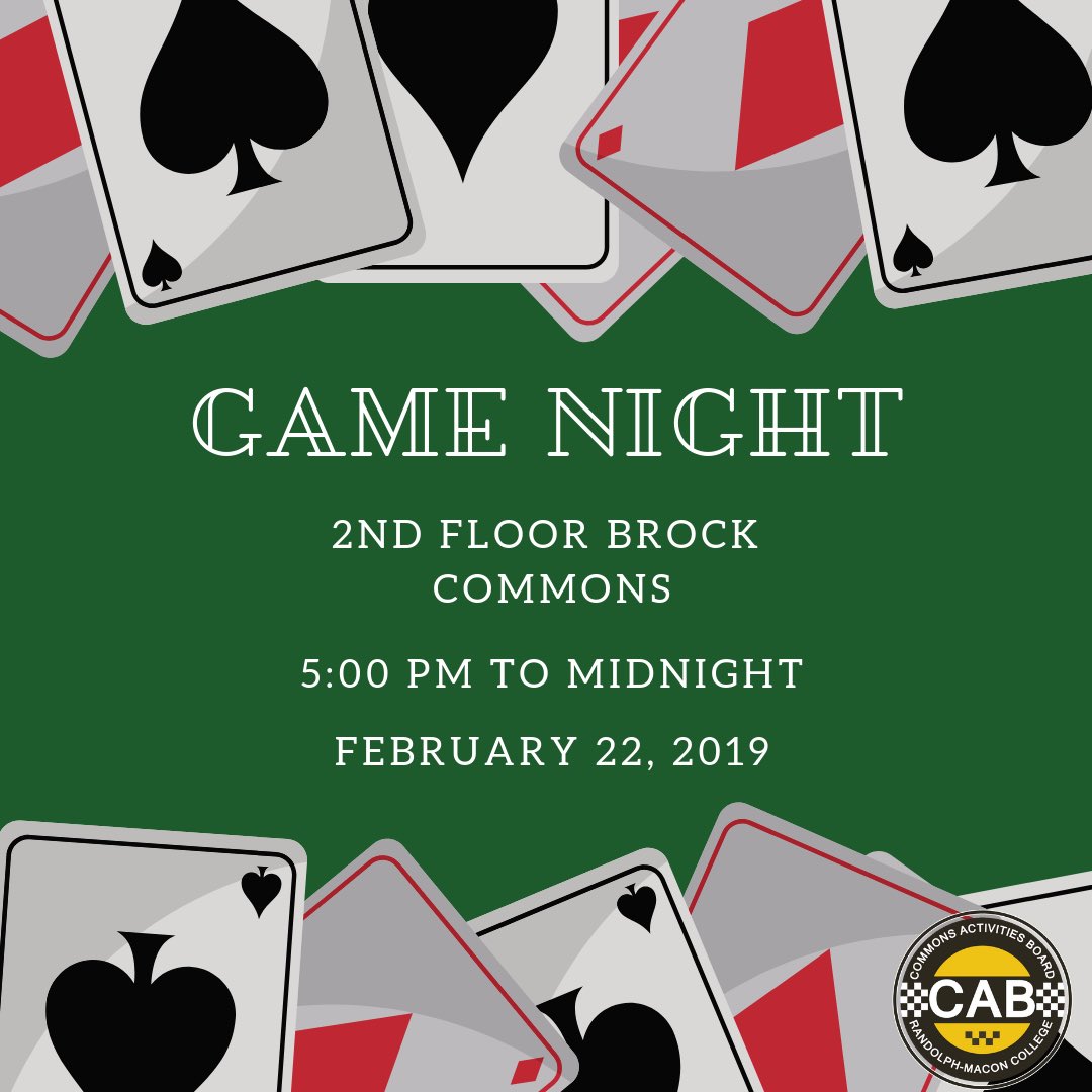 RMCCAB's tweet image. Tons of games will be on the second floor of the Brock Commons for you to play with friends! Come check it out tomorrow (5:00-12:00).