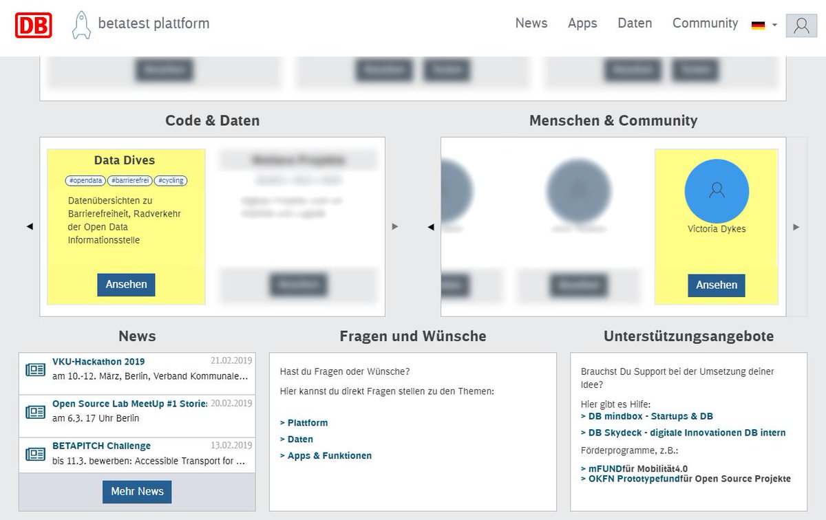 Danke an <a href="/toridykes/">Tori</a> und <a href="/TSBBerlin/">Technologiestiftung</a> für die tollen Data Dives. Wir haben sie jetzt auch im Devtools-Bereich der betatestplattform verlinkt!   betatestplattform.noncd.db.de/#tool:624447829