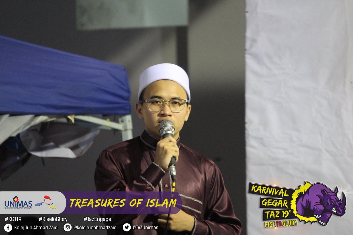 TAZUnimas's tweet photo. [LIVE UPDATE]

TREASURES OF ISLAM
21 FEBRUARI 2019 (KHAMIS)
KOLEJ TUN AHMAD ZAIDI

#KGT19
#RiseToGlory
#TazEngage
#EvolusiMahasiswaMenerajuiRevolusi https://t.co/FxVgH5Twi7