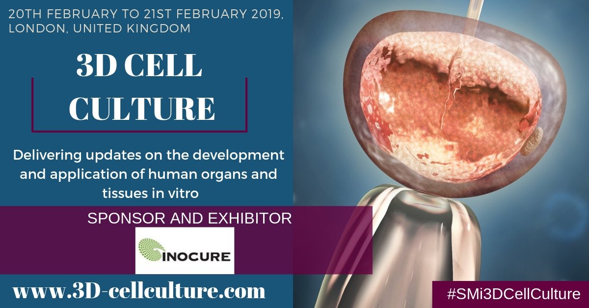 SAEMGPharma's tweet photo. @SMipharm would like to thank #Inocure, @JellagenPtyLtd , #Molecular #Devices, @promegauk #TEDD part of #ZHAW #smi3dcellculture #3dcellculture #organonchip at SMi's 3D Cell Culture Conference 2019 in London! https://t.co/Z2IFrghHZ6