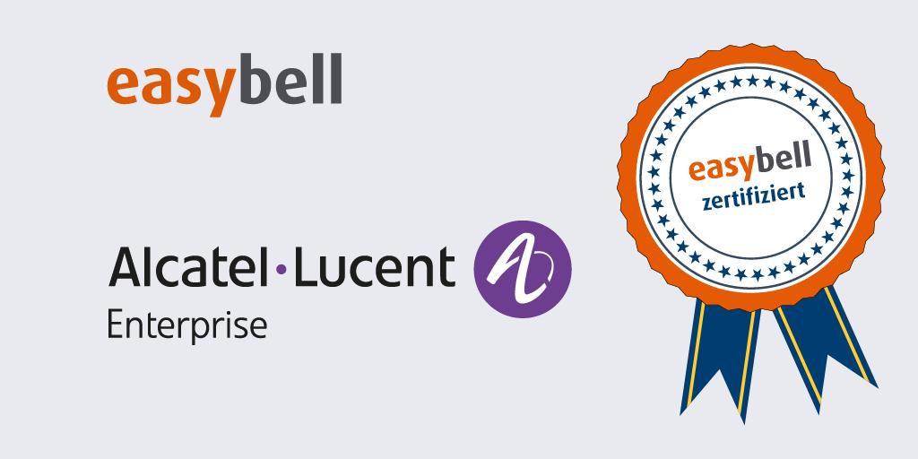 OXO Connect R3 von <a href="/ALUE_DACH/">ALE DACH Region</a> ist easybell-zertifiziert! Das heißt: Sie sparen Kosten und Zeit bei Einrichtung und Administration der #easybell #SIP #Trunks in OXO Connect TK-Anlagen! Wir freuen uns auf eine weiterhin gute Zusammenarbeit! #Alcatel #ALE #Zertifizierung