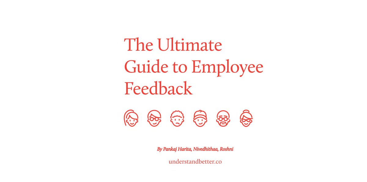 UNBTHQ's tweet image. The Ultimate Guide to Feedback gives you the answers to The Whats, The Hows and The Whys regarding feedback system implementation in your organisation. Click here to download the go-to guide! 

#FeedbackGuide #FeedbackSystem #EmployeeFeedback #Ebook

understandbetter.co/books/ultimate…