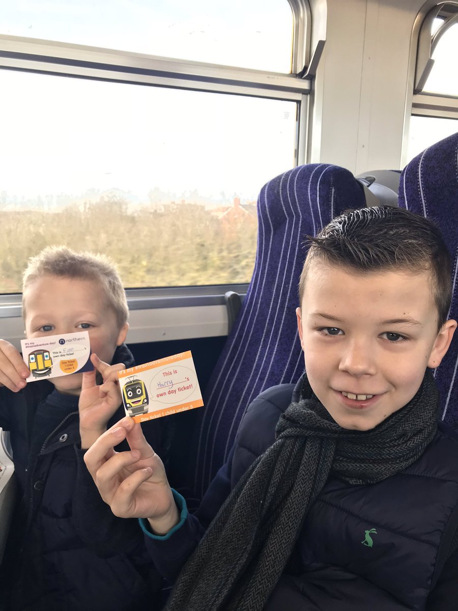 Great day out with the boys @northernassist #trainadventure