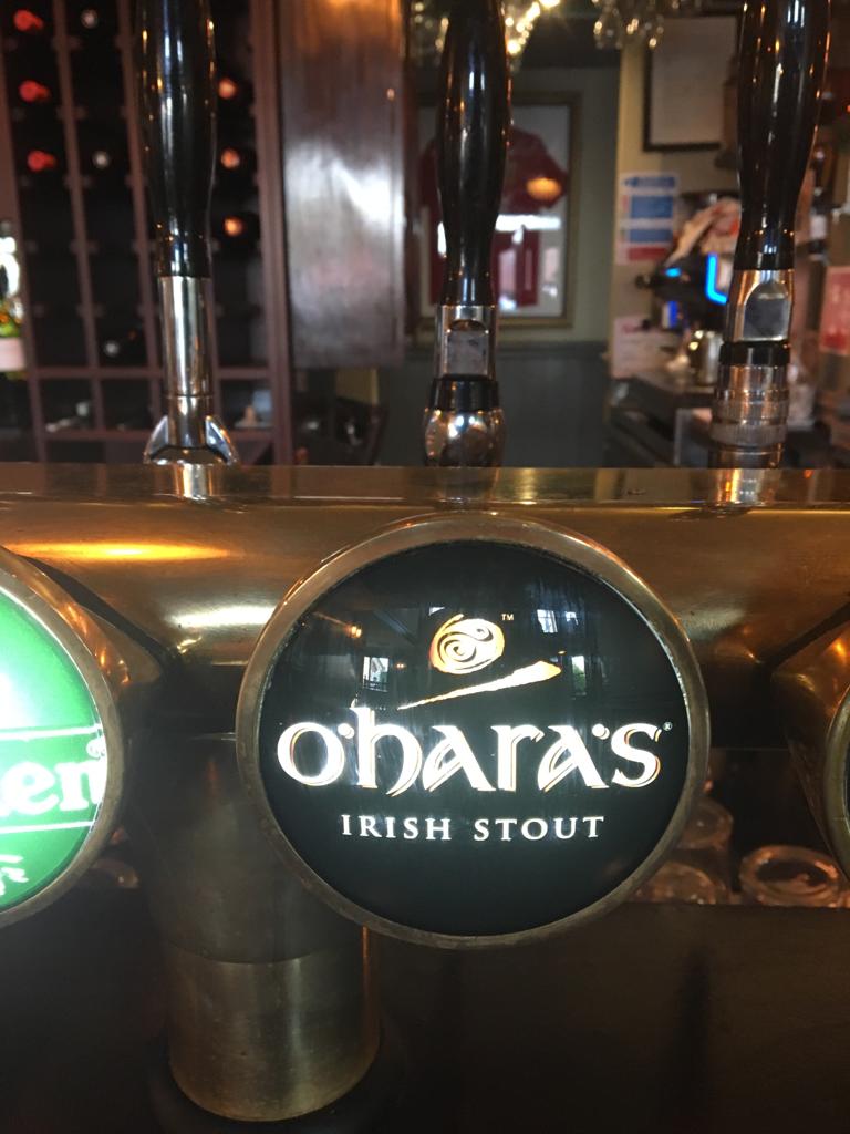 Our Irish Stout is pouring now in @merrycobblerD4 in #Irishtown. A warm and friendly pub where you can grab a bite to eat and something to drink from their extensive drinks menu. #craftbeer #Dublin