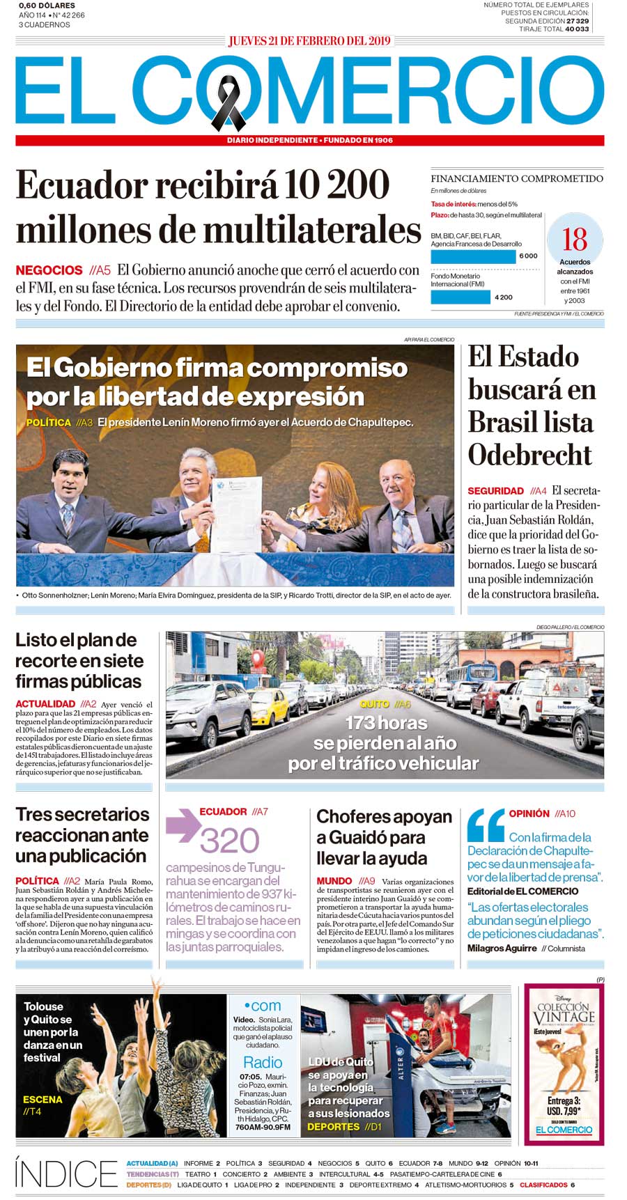 Prensa Ecuador On Twitter Portada El Comercio Quito Ecuador