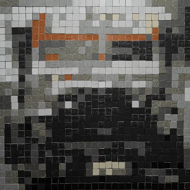 Jeep. Mosaic, 30" x 30", 2019. #mosaic #pixelart #artph #contemporaryart ift.tt/2tADdzT