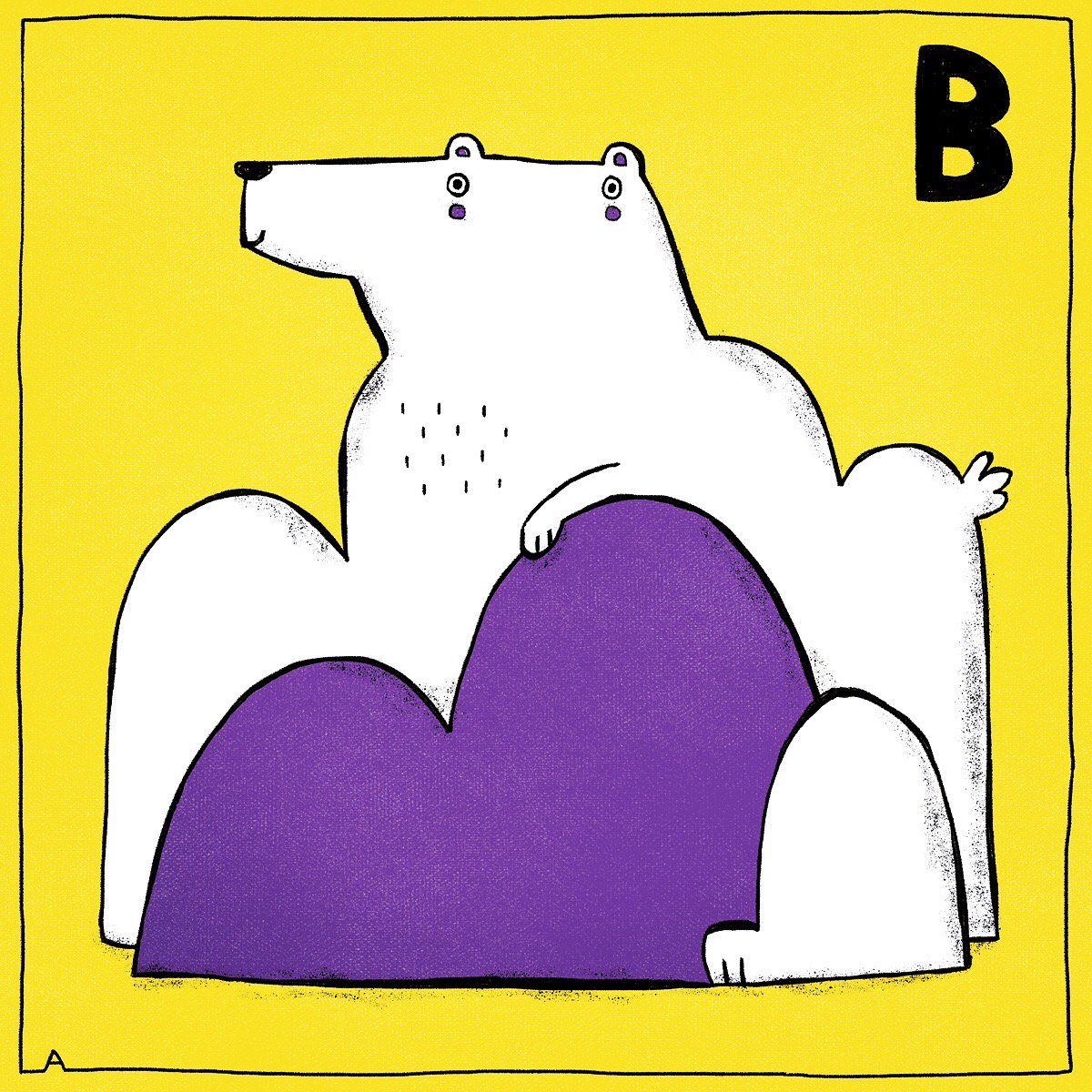 B - Bergiger Bär
B - Mountainous #Bear
#Alphabet of #asymmetrical #animals.