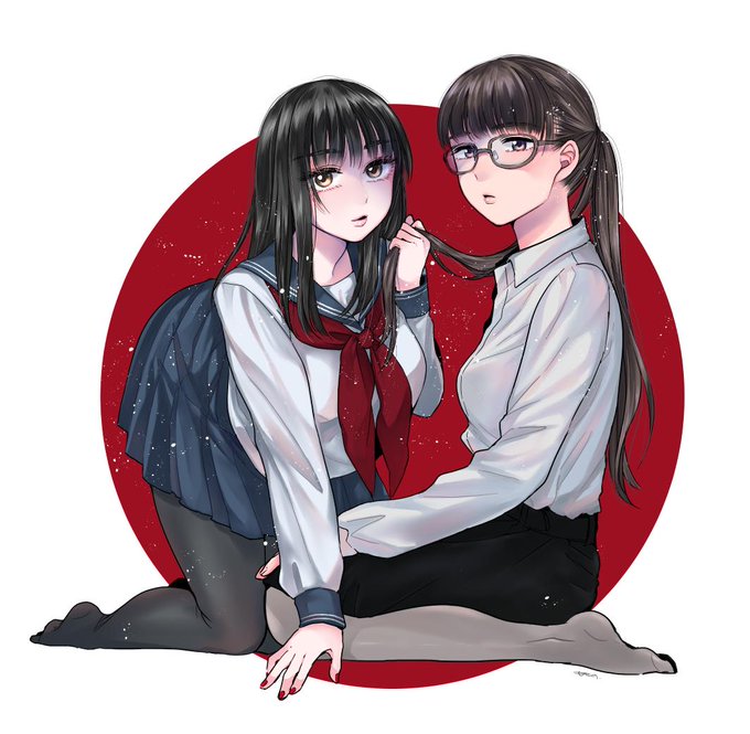 二人とも好きな顔に描けた(^.^)
これが本当のほんとにコミティア新刊の大元になりそう
生徒(左)と先生(右) 