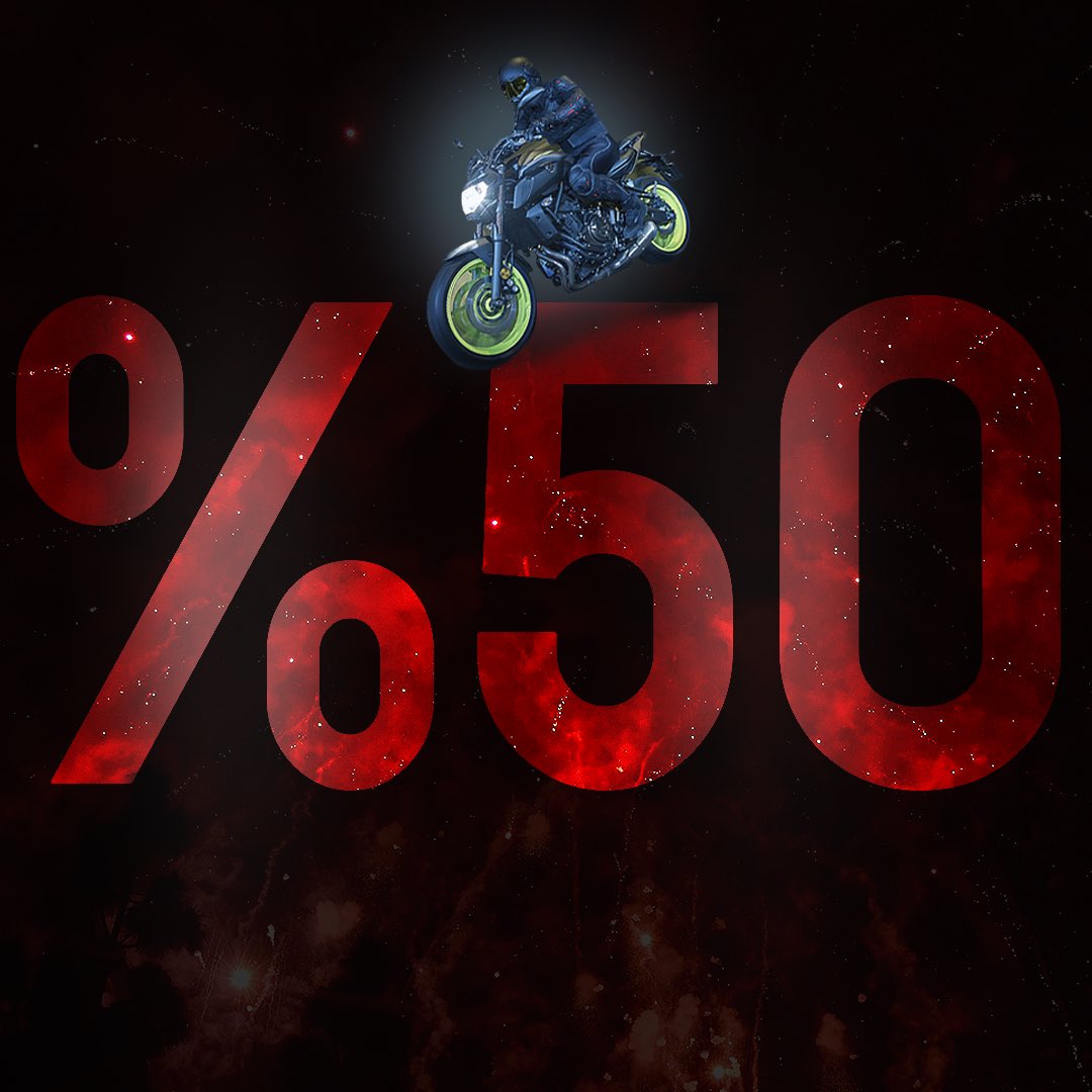 % 50’ye varan indirimleri kaçırma🙌 Vakit kaybetmeden Mototaş ve Online mağazalarımızı ziyaret et. (Kampanya stoklarla sınırlıdır.) 👉mototas.com.tr